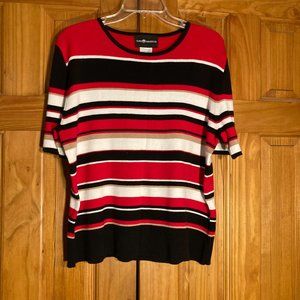 NWOT Vintage Sag Harbor Knit Top Blouse Size XL